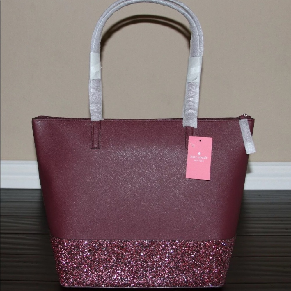 Kate spade penny greta court cherrywood tote - Picture 2 of 5
